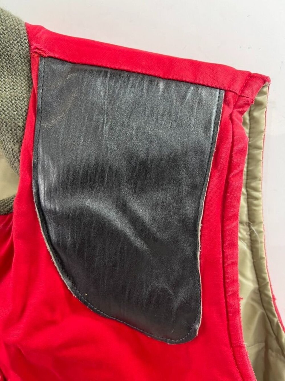 Vintage Pioneer Wear Reversible Quilted Hunting Vest Beige & Red Men’s M - Picture 11 of 15
